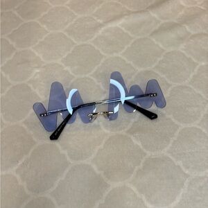 Funky Blue Sun Glasses